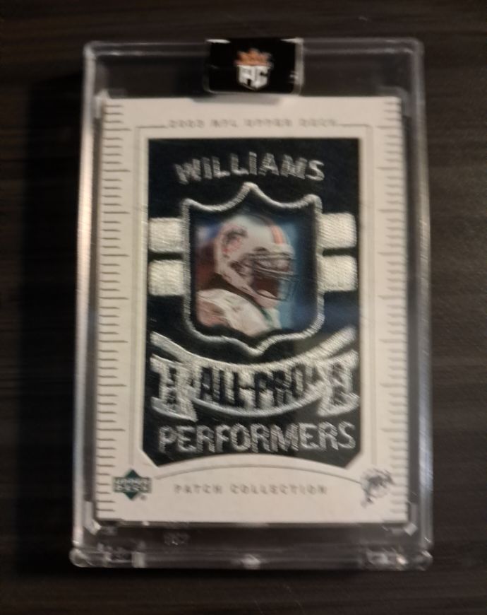 2003 Upper Deck UD Patch Collection #161 Ricky Williams — front