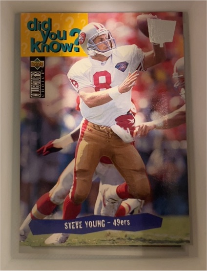 1995 Upper Deck Collector's Choice #43 Steve Young — front