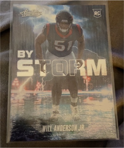 2023 Panini Absolute #BST-3 Will Anderson Jr By Storm — front