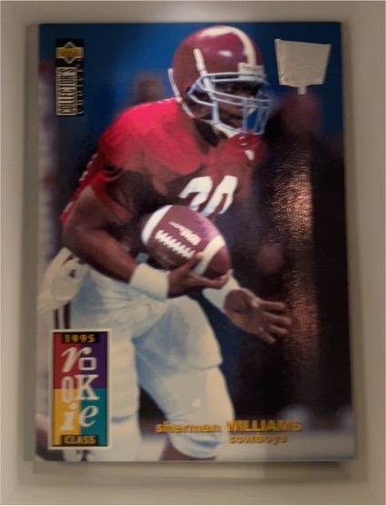 1995 Upper Deck Collector's Choice #25 Sherman Williams Rookie — front