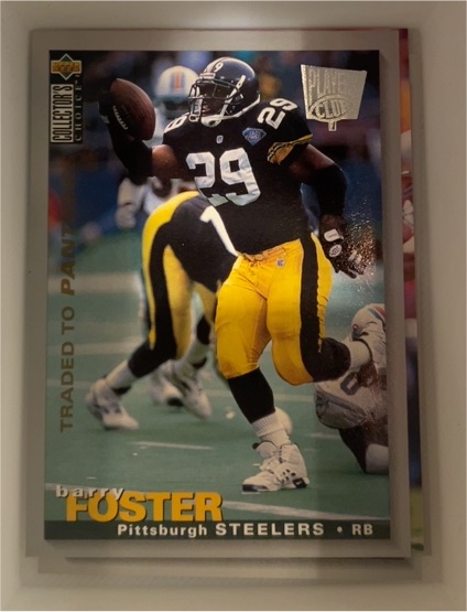 1995 Upper Deck Collector's Choice Player's Club #143 Barry Foster — front