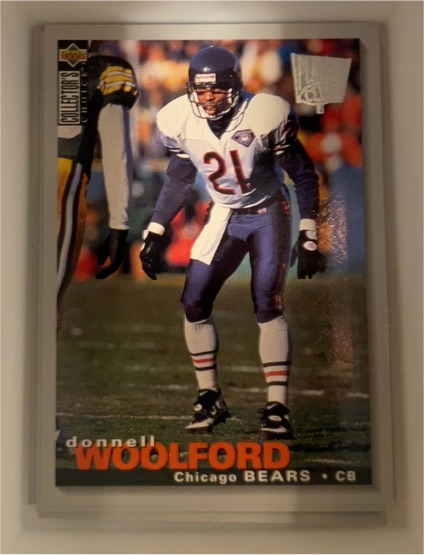 1995 Upper Deck Collector's Choice #127 Donnell Woolford — front