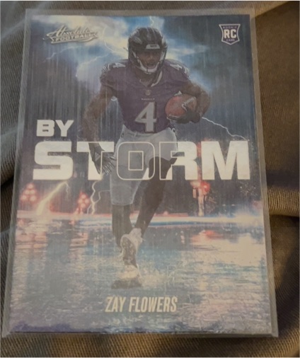 2023 Panini Absolute Football #BST-11 Zay Flowers By Storm Rookie — front