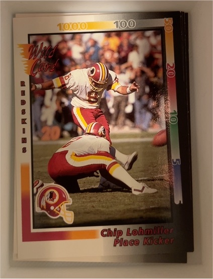 1992 Wild Card #135 Chip Lohmiller — front