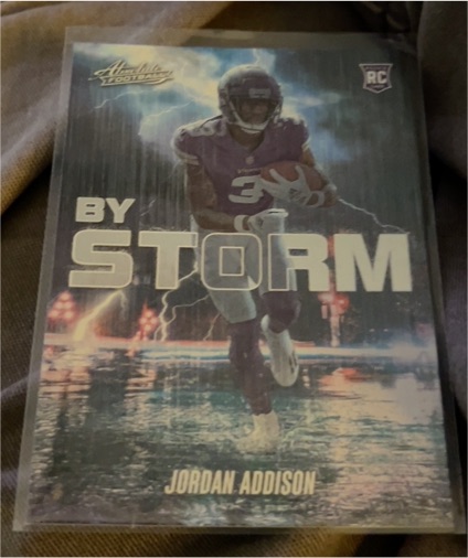 2023 Panini Absolute Football By Storm #BST-12 Jordan Addison — front