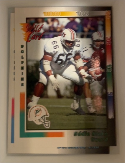 1992 Wild Card #227 Eddie Blake — front