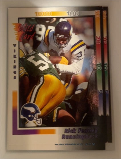 1992 Wild Card #58 Rick Fenney — front