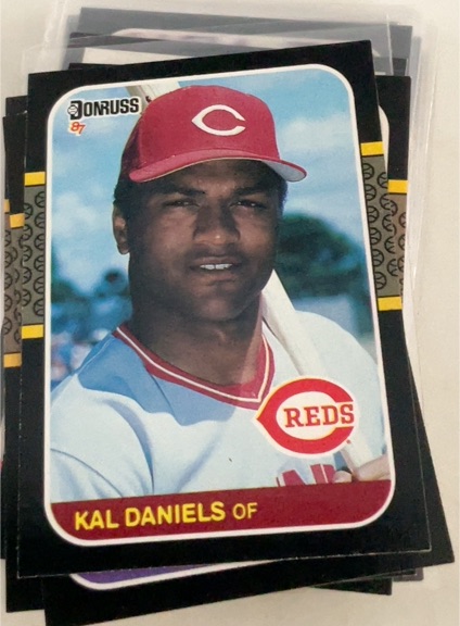 1987 Donruss #142 Kal Daniels — front