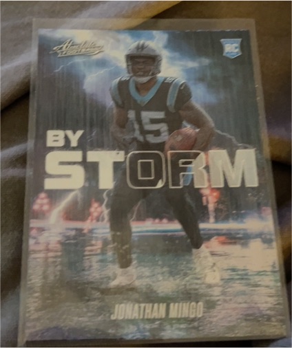 2023 Panini Absolute By Storm #BST-17 Jonathan Mingo — front