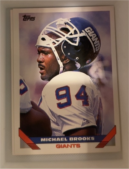 1993 Topps #499 Michael Brooks — front