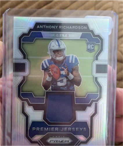 2023 Panini Prizm Premier Jerseys #PJ-AR Anthony Richardson — front