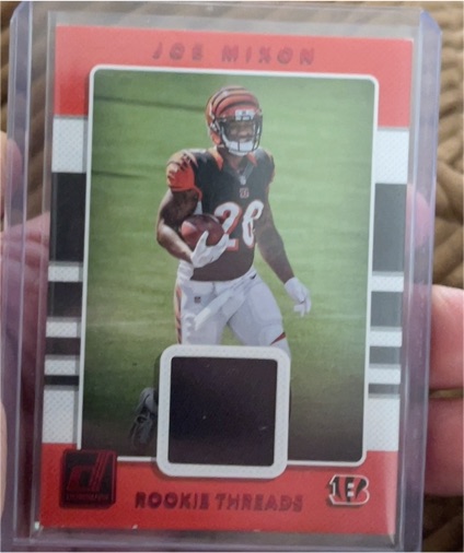 2017 Donruss Rookie Threads #14 Joe Mixon — front