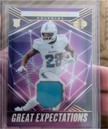 2023 Panini Illusions Great Expectations #GE-DAC De'Von Achane — front