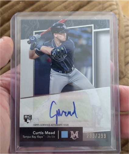 2024 Topps Museum Collection #AA-CM Curtis Mead — front