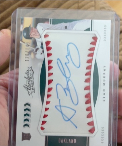 2020 Panini Absolute Baseball SSP/50 Sean Murphy — front