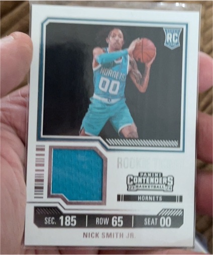 2023-24 Panini Contenders Rookie Ticket #RTS-NSJ Nick Smith Jr. — front