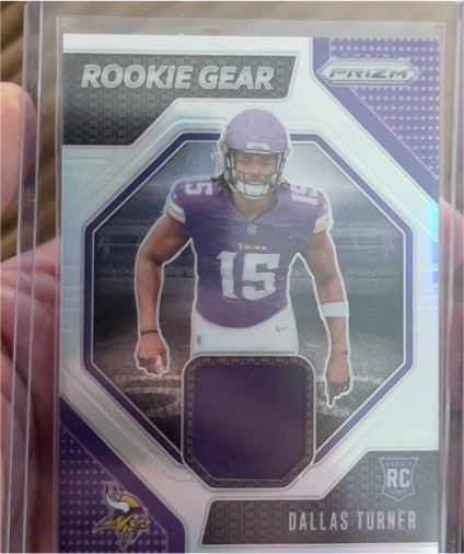 2024 Panini Prizm Rookie Gear #RG-DTR Dallas Turner — front