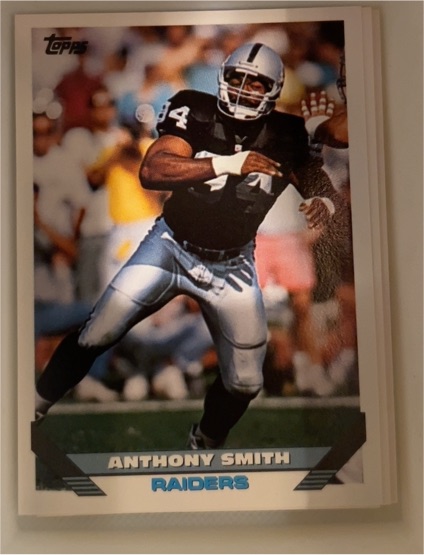 1993 Topps #417 Anthony Smith — front