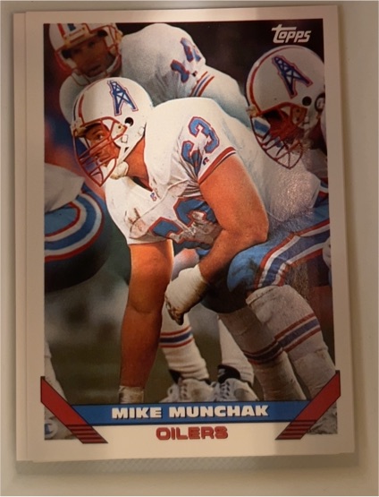 1993 Topps #338 Mike Munchak — front