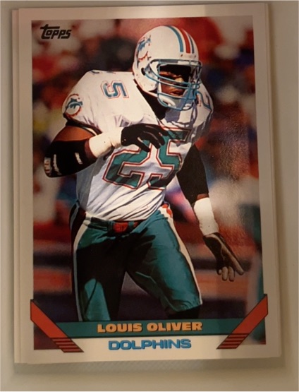 1993 Topps #510 Louis Oliver — front