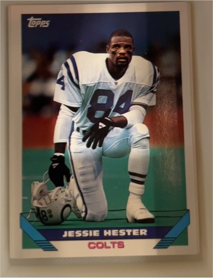 1993 Topps #522 Jessie Hester — front