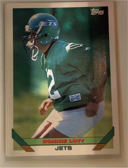 1993 Topps #605 Ronnie Lott — front