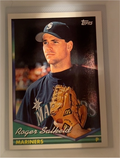 1994 Topps #376 Roger Salkeld — front