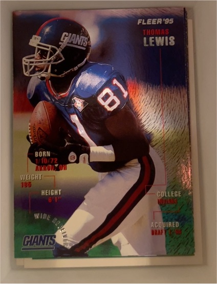 1995 Fleer #282 Thomas Lewis — front
