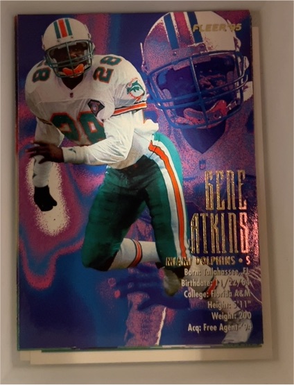 1995 Fleer #213 Gene Atkins — front