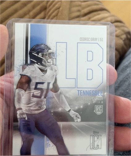 2024 Topps Signature Class #51 Cedric Gray — front