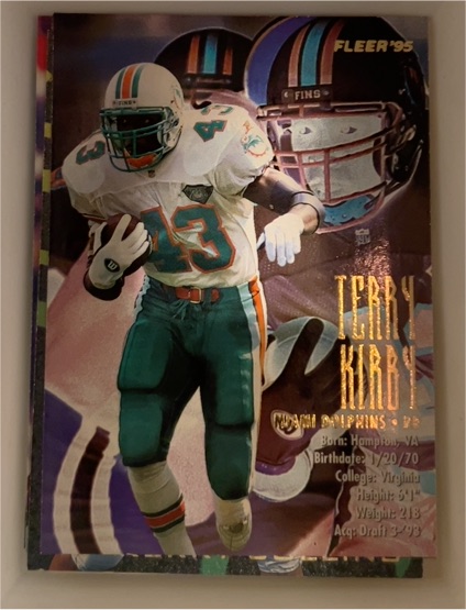 1995 Fleer #221 Terry Kirby — front