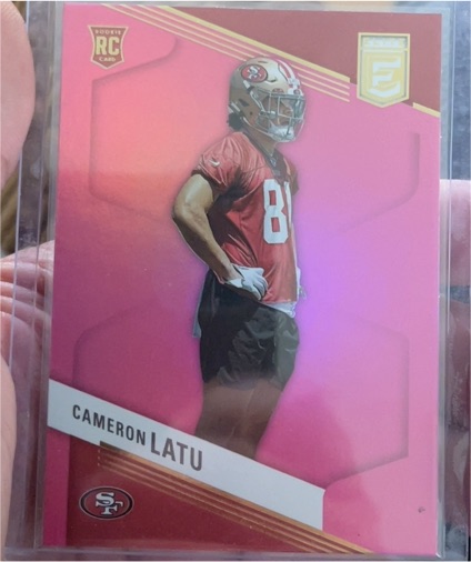 2023 Panini Donruss Elite #115 Cameron Latu — front