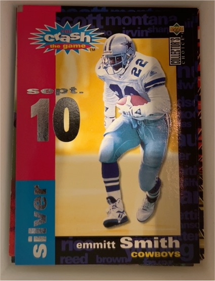 1995 Upper Deck Collector's Choice #C15 Emmitt Smith You Crash the Game Silver — front