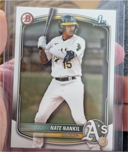 2025 Bowman #BP-102 Nate Nankil — front