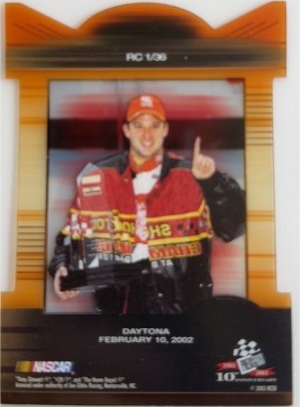 2003 Press Pass Eclipse Racing Champions #RC1 Tony Stewart — front