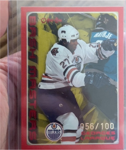 2003 O-Pee-Chee Best Masters #056 Georges Laraque — front