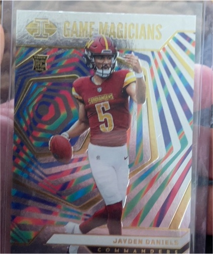2024 Panini Illusions #24 Jayden Daniels Game Magicians — front