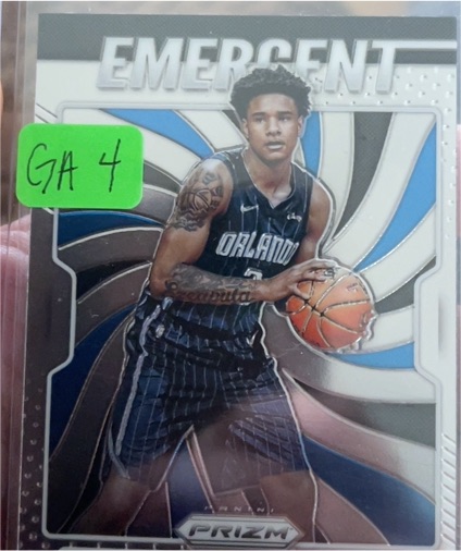 2020-21 Panini Prizm Emergent #4 Jalen Suggs — front