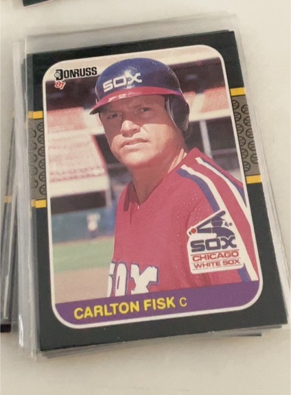 1987 Donruss #247 Carlton Fisk — front
