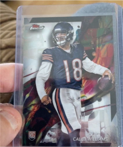 2024 Topps Finest #61 Caleb Williams Rookie — front