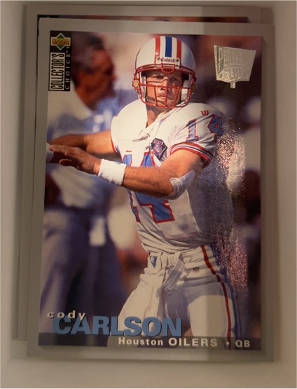 1995 Upper Deck Collector's Choice #254 Cody Carlson — front