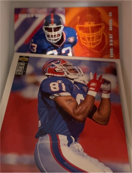 1995 Fleer #100 Bruce Smith — front