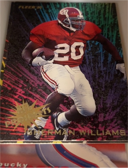 1995 Fleer #20 Sherman Williams — front