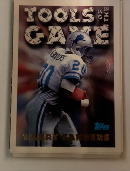 1994 Topps Tools of the Game #542 Barry Sanders — front