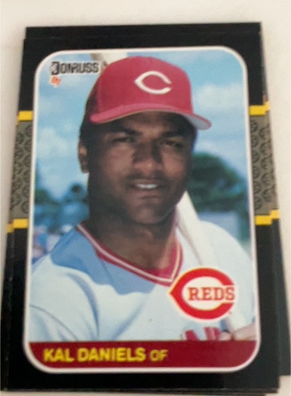 1987 Donruss #142 Kal Daniels — front