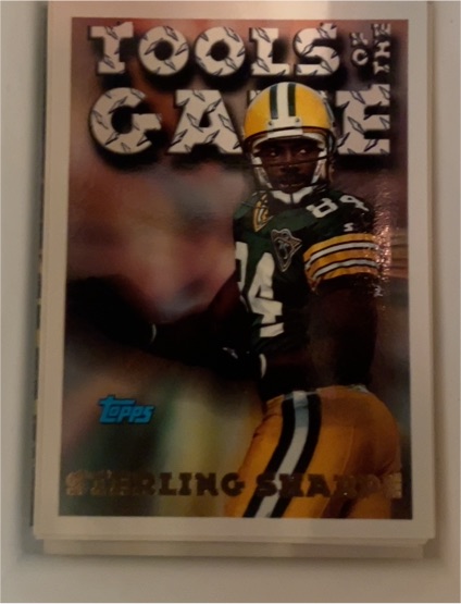 1994 Topps #554 Sterling Sharpe Tools of the Game — front