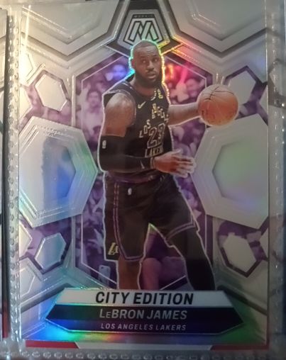 2023-24 Panini Mosaic City Edition #278 LeBron James — front