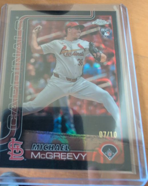 2025 Topps Chrome #29 Michael McGreevy — front