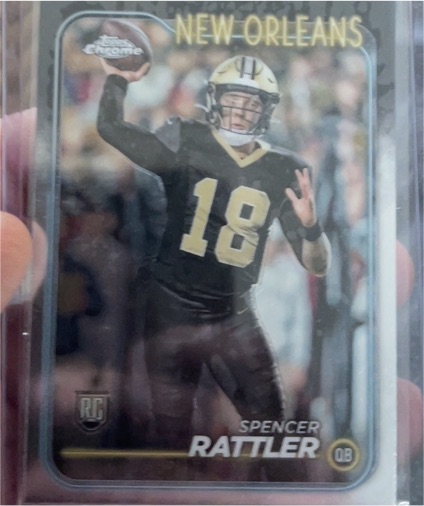 2024 Topps Chrome #213 Spencer Rattler — front
