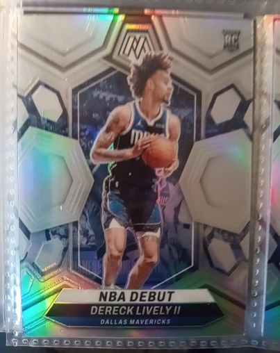 2023-24 Panini Mosaic #265 Dereck Lively II NBA Debut Rookie — front